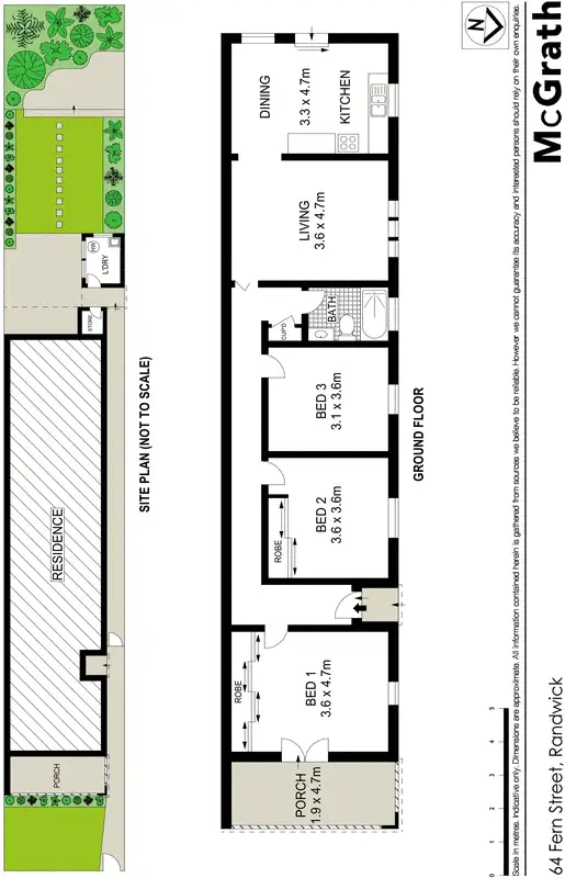 Floorplan of Homely house listing, 64 Fern Street, Randwick NSW 2031