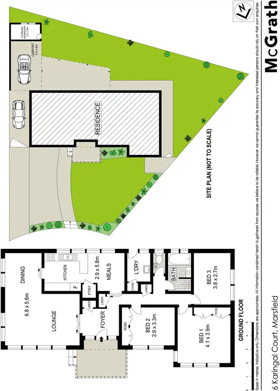 Floorplan of Homely house listing, 6 Karingal Court, Marsfield NSW 2122