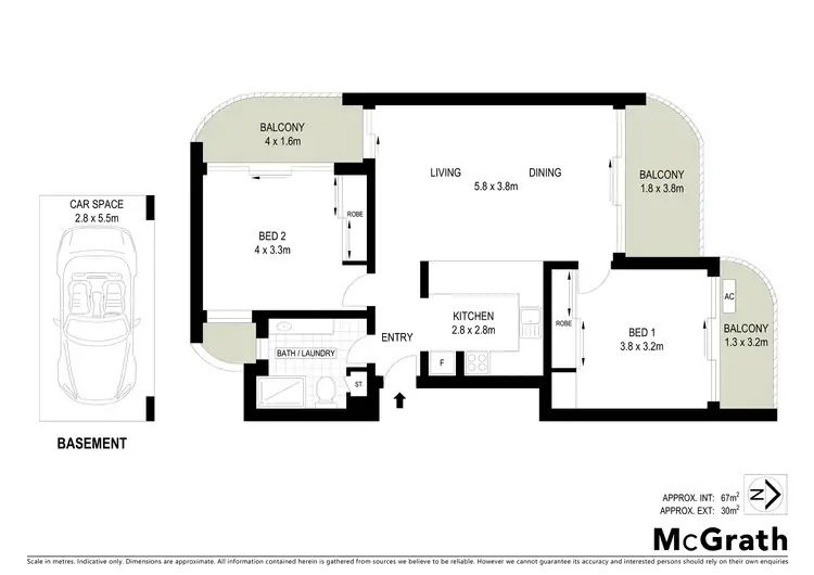 Floorplan of Homely apartment listing, 1103/8 Albert Avenue, Broadbeach QLD 4218