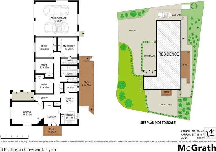 Floorplan of Homely house listing, 3 Pattinson Crescent, Flynn ACT 2615