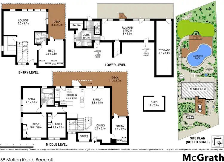 Floorplan of Homely house listing, 69 Malton Road, Beecroft NSW 2119