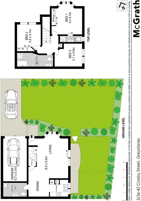 Floorplan of Homely townhouse listing, 5/36 Crosby Street, Greystanes NSW 2145