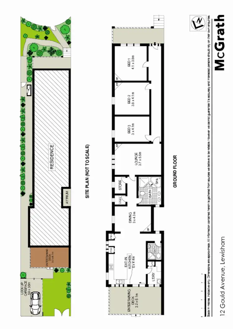 Floorplan of Homely house listing, 12 Gould Avenue, Lewisham NSW 2049