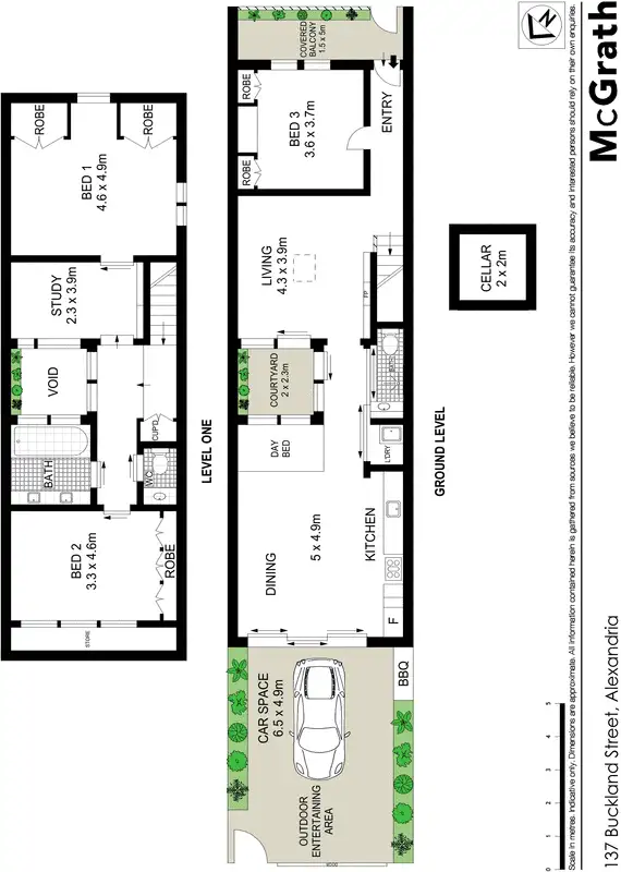 Floorplan of Homely house listing, 137 Buckland Street, Alexandria NSW 2015