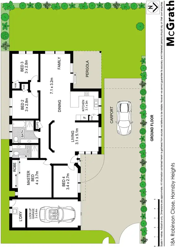 Floorplan of Homely house listing, 18A Robinson Close, Hornsby Heights NSW 2077