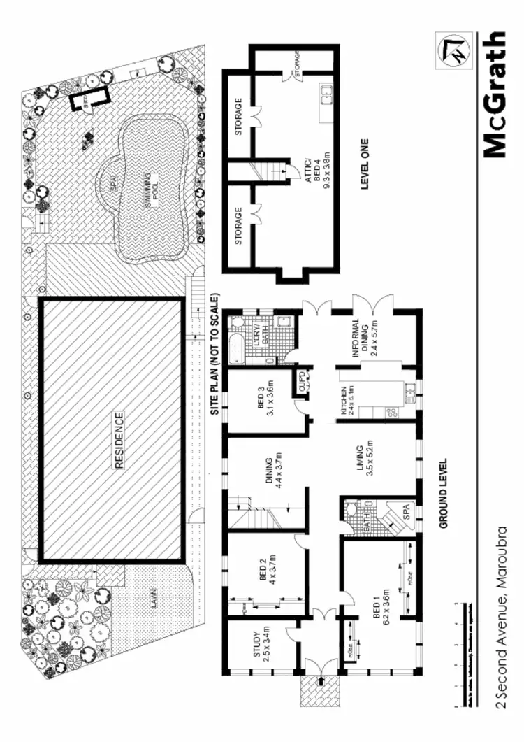 Floorplan of Homely house listing, 2 Second Avenue, Maroubra NSW 2035