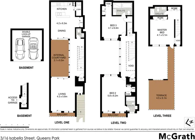 Floorplan of Homely townhouse listing, 3/16 Isabella Street, Queens Park NSW 2022