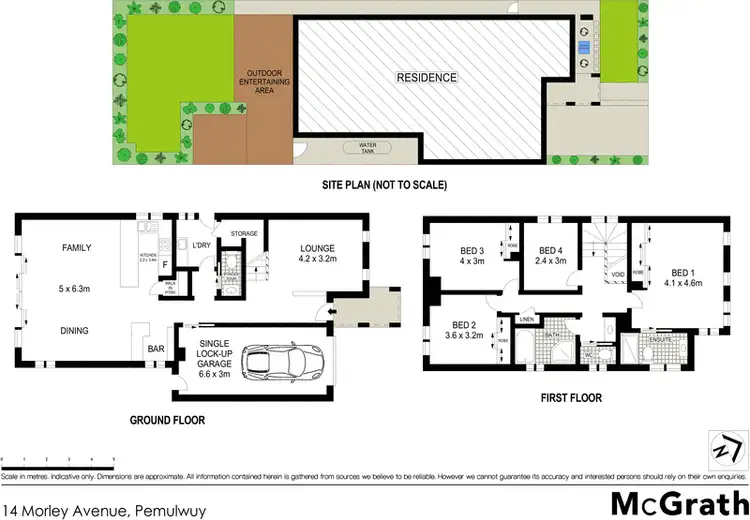 Floorplan of Homely house listing, 14 Morley Avenue, Pemulwuy NSW 2145
