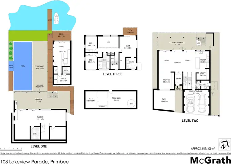 Floorplan of Homely house listing, 108 Lakeview Parade, Primbee NSW 2502