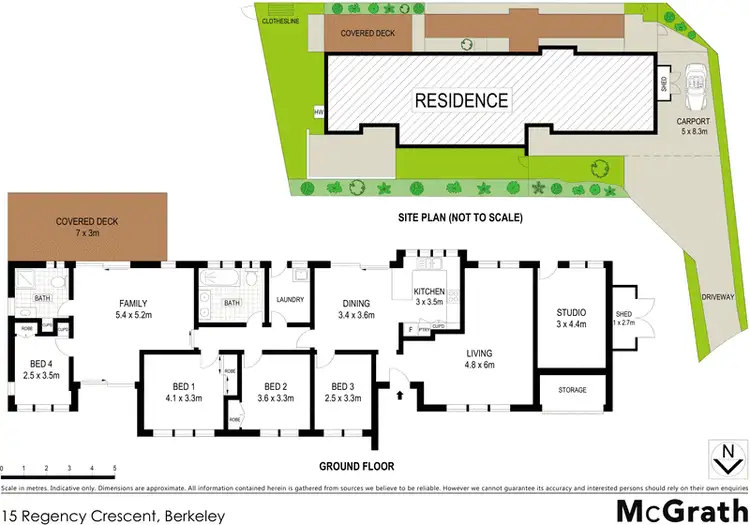 Floorplan of Homely house listing, 15 Regency Crescent, Berkeley NSW 2506