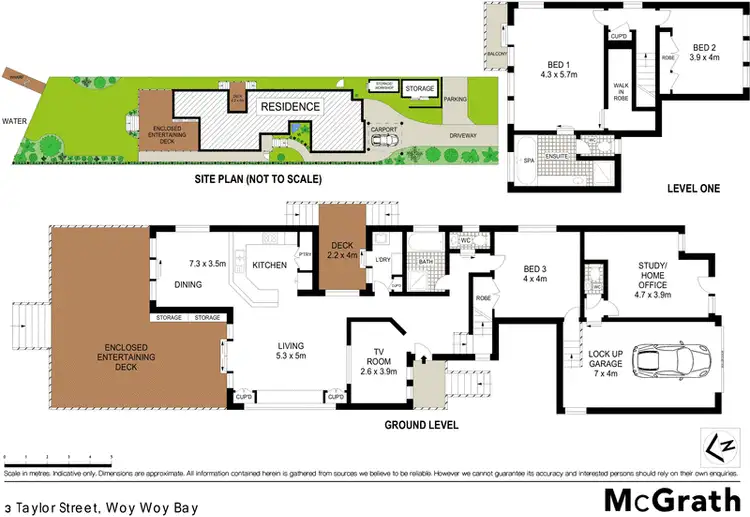 Floorplan of Homely house listing, 3 Taylor Street, Woy Woy Bay NSW 2256