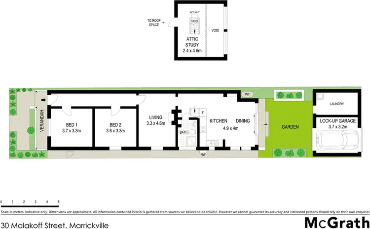 Floorplan of Homely house listing, 30 Malakoff Street, Marrickville NSW 2204