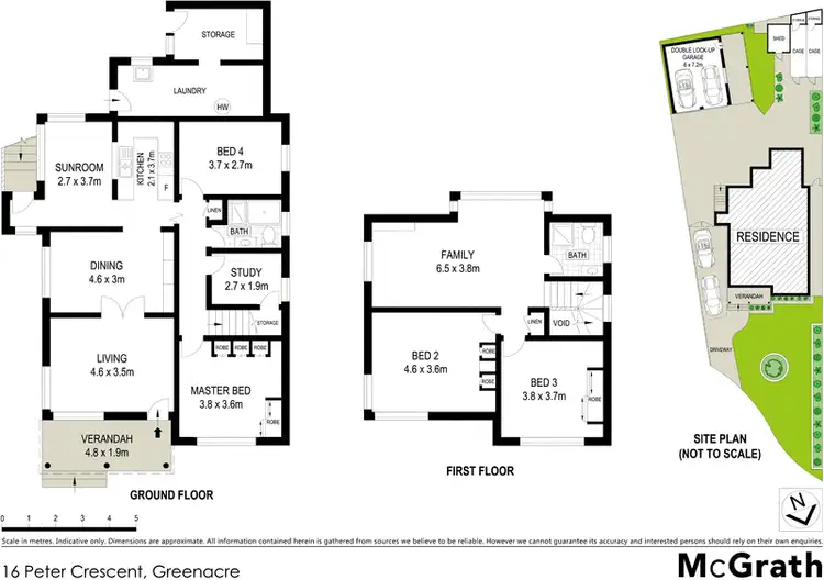 Floorplan of Homely house listing, 16 Peter Crescent, Greenacre NSW 2190