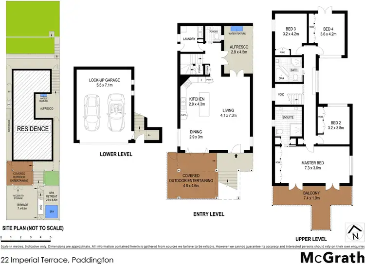 Floorplan of Homely house listing, 22 Imperial Terrace, Paddington QLD 4064