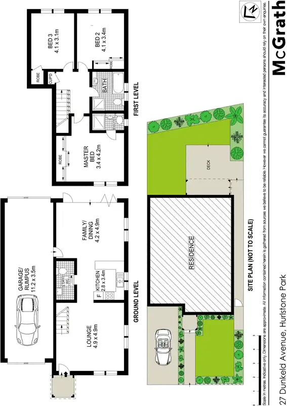Floorplan of Homely house listing, 27 Dunkeld Avenue, Hurlstone Park NSW 2193