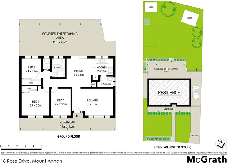 Floorplan of Homely house listing, 18 Rose Drive, Mount Annan NSW 2567