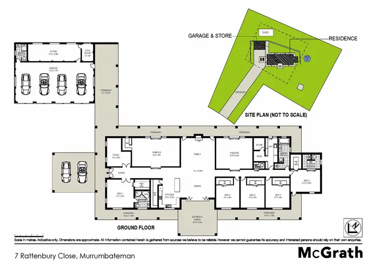Floorplan of Homely rural property listing, 7 Rattenbury Close, Murrumbateman NSW 2582