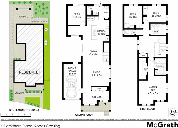 Floorplan of Homely house listing, 6 Blackthorn Place, Shalvey NSW 2760