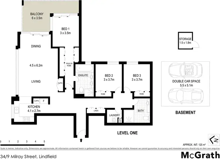 Floorplan of Homely apartment listing, 34/9 Milray Street, Lindfield NSW 2070