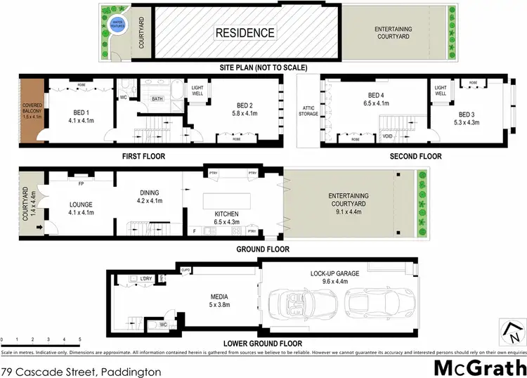 Floorplan of Homely house listing, 79 Cascade Street, Paddington NSW 2021