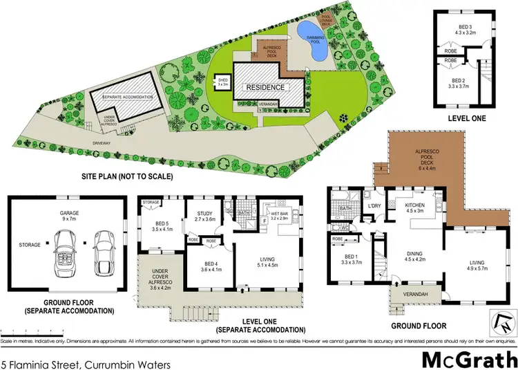 Floorplan of Homely house listing, 5 Flaminia Street, Currumbin Waters QLD 4223