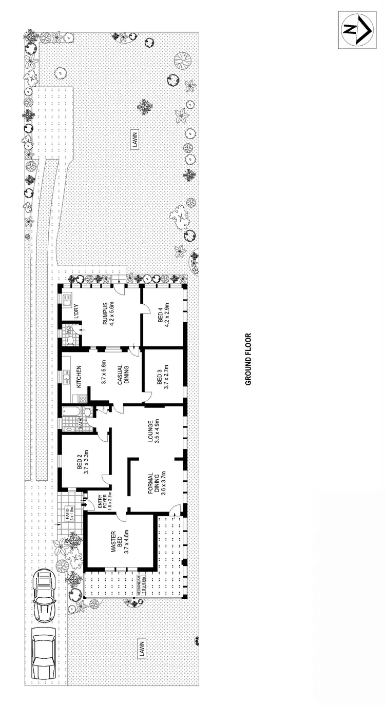 Floorplan of Homely house listing, 8 Hamilton Street, Coogee NSW 2034