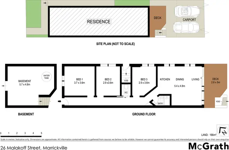 Floorplan of Homely house listing, 26 Malakoff Street, Marrickville NSW 2204