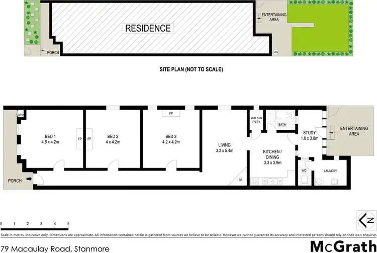 Floorplan of Homely house listing, 79 Macaulay Road, Stanmore NSW 2048