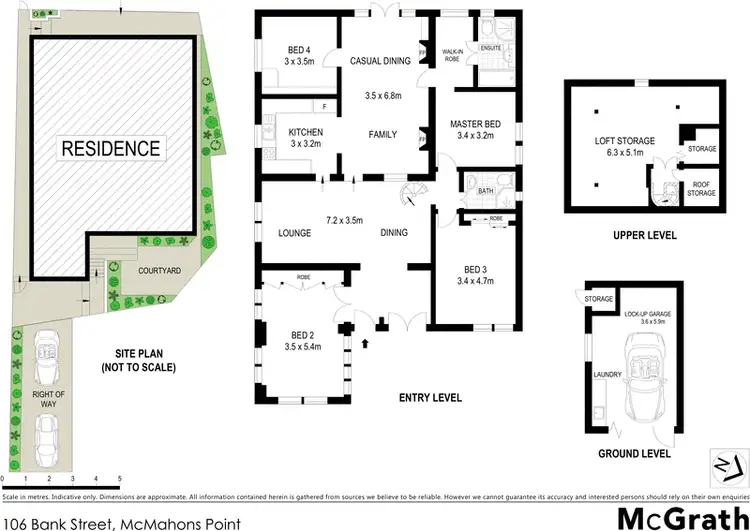 Floorplan of Homely house listing, 106 Bank Street, Mcmahons Point NSW 2060