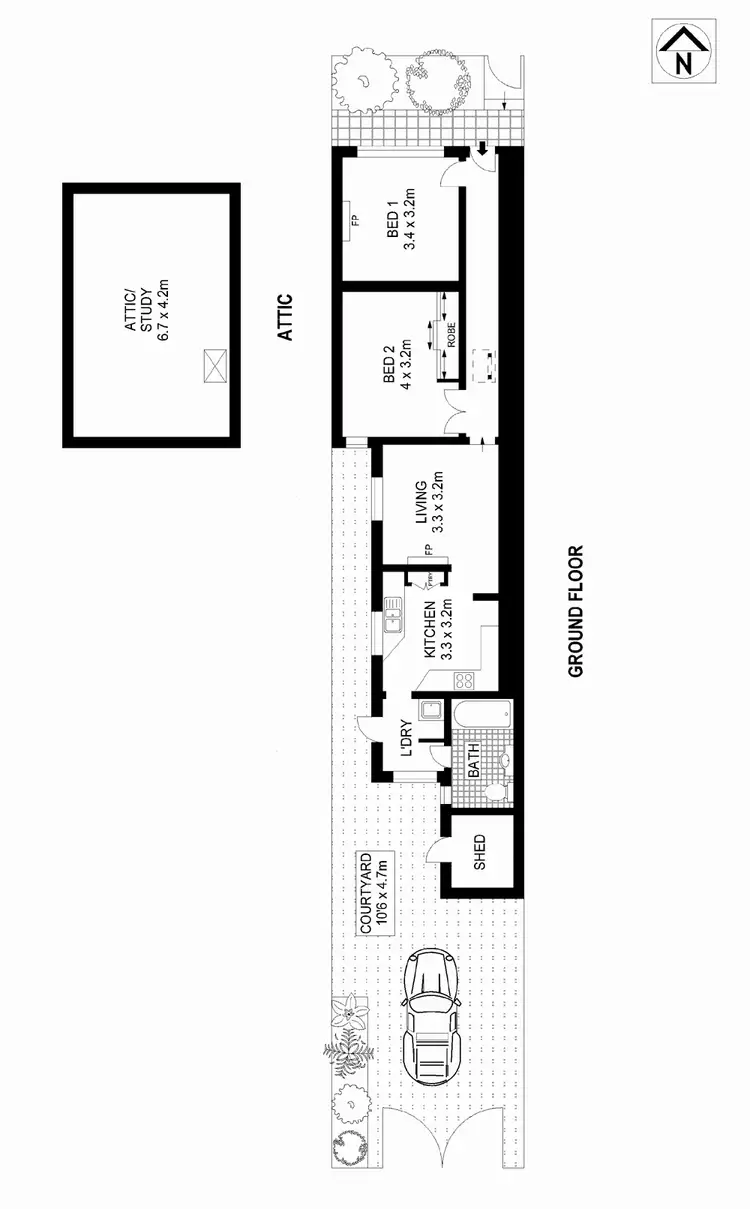 Floorplan of Homely house listing, 37 Hansard Street, Zetland NSW 2017