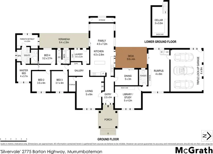 Floorplan of Homely house listing, 'Silvervale' 2775 Barton Highway, Murrumbateman NSW 2582