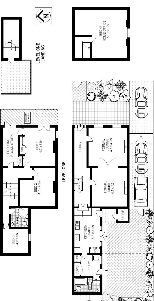 Floorplan of Homely house listing, 22 Marshall Street, Petersham NSW 2049