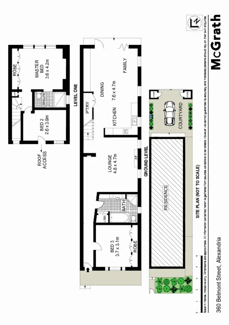 Floorplan of Homely house listing, 360 Belmont Street, Alexandria NSW 2015