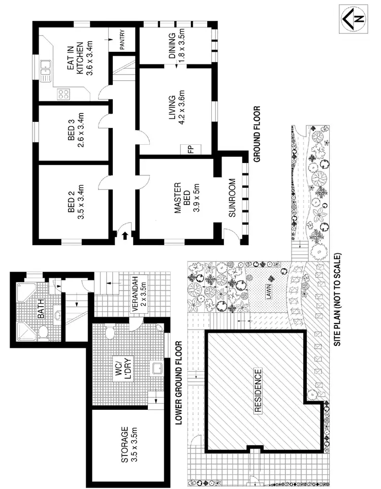 Floorplan of Homely house listing, 35 Clifton Street, Waverton NSW 2060