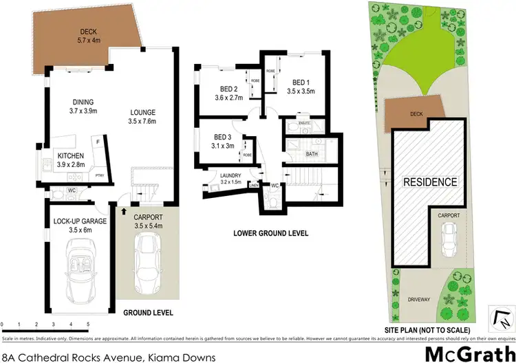 Floorplan of Homely townhouse listing, 8A Cathedral Rocks Avenue, Kiama Downs NSW 2533