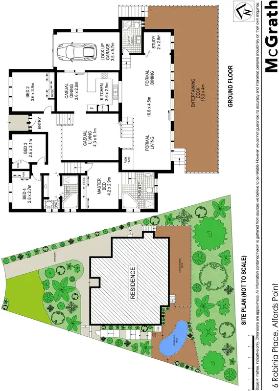 Floorplan of Homely house listing, 6 Robinia Place, Alfords Point NSW 2234