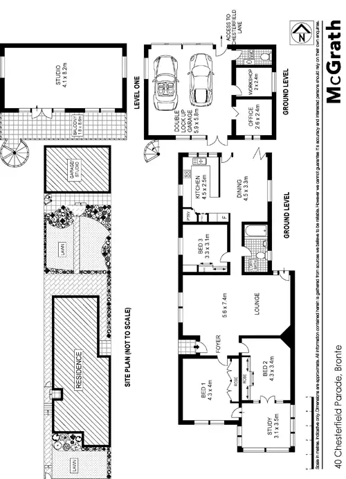 Floorplan of Homely house listing, 40 Chesterfield Parade, Bronte NSW 2024
