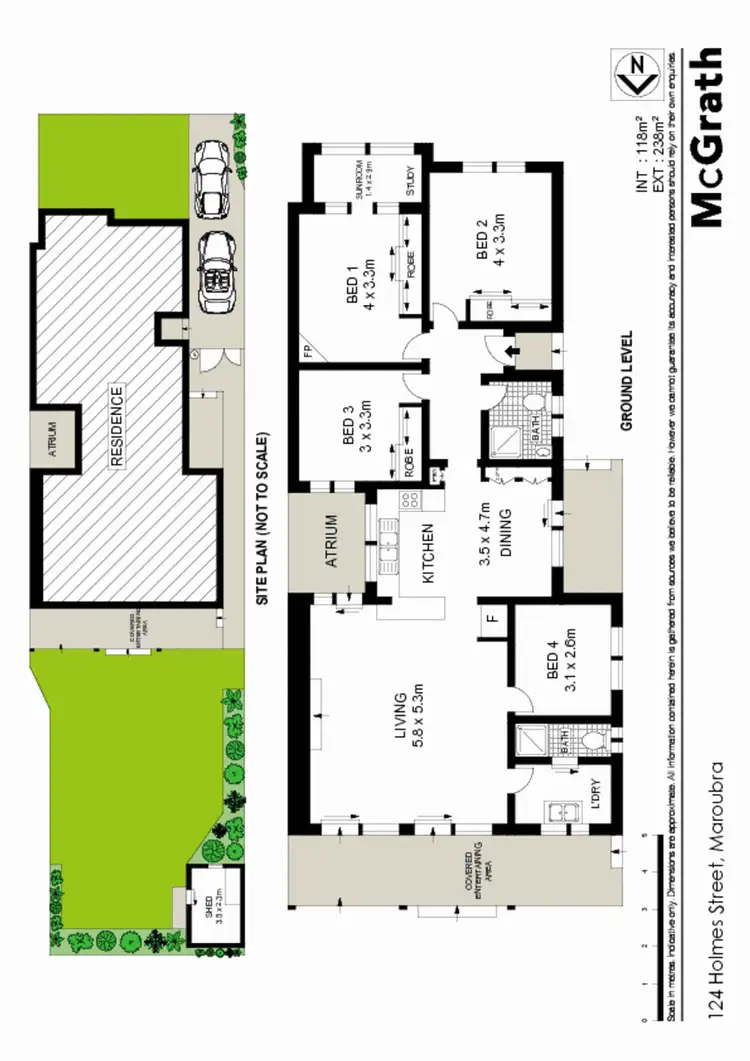 Floorplan of Homely house listing, 124 Holmes Street, Maroubra NSW 2035