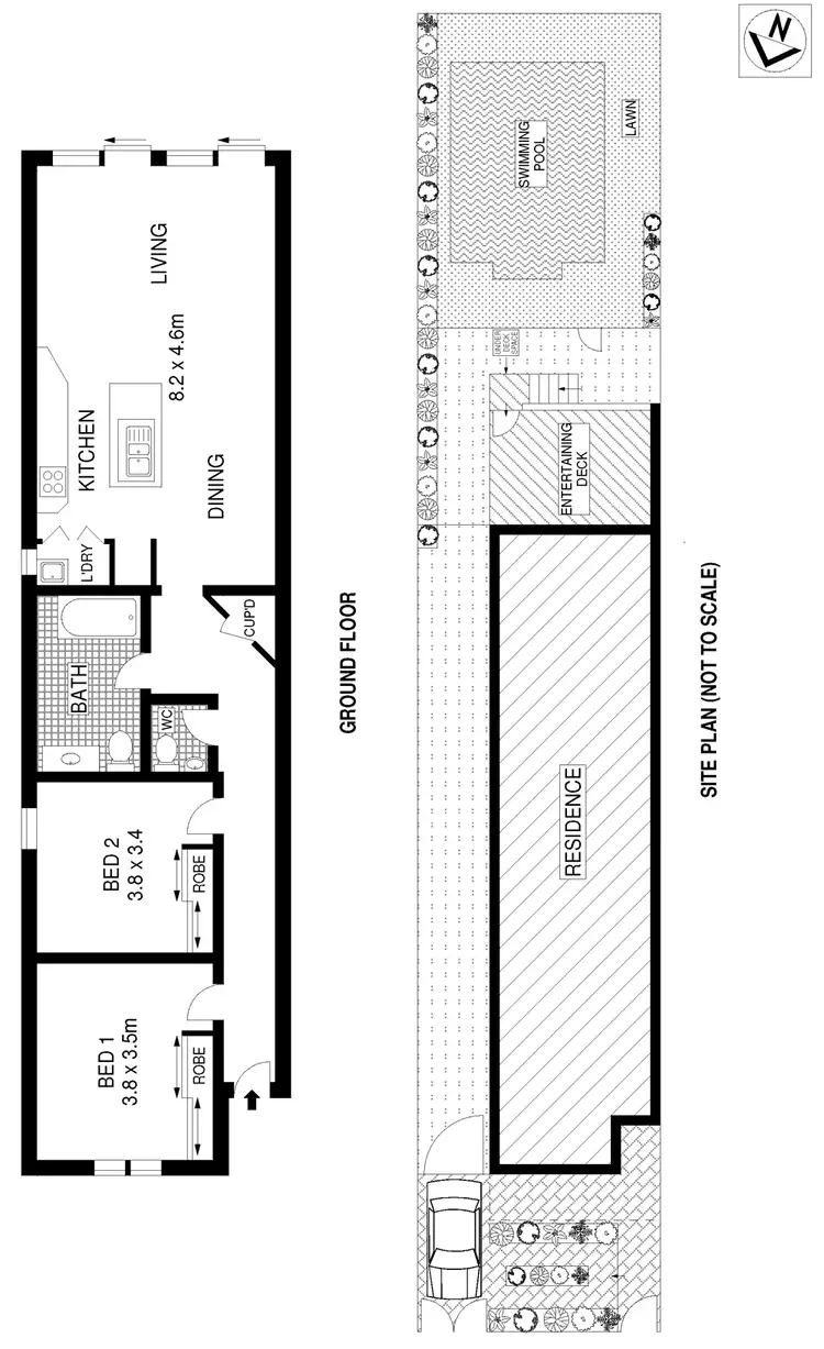 Floorplan of Homely house listing, 14 Chester Street, Petersham NSW 2049