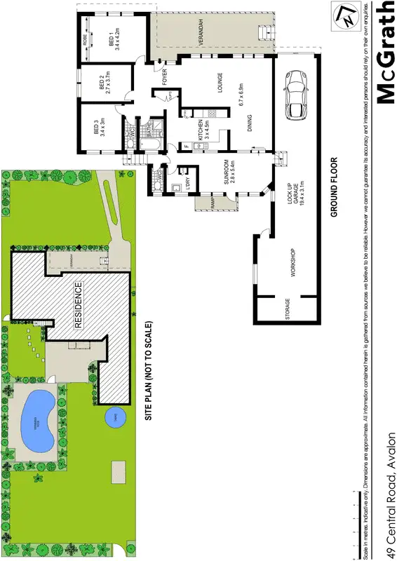 Floorplan of Homely house listing, 49 Central Road, Avalon Beach NSW 2107