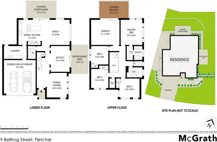 Floorplan of Homely house listing, 9 Bellfrog Street, Fletcher NSW 2287