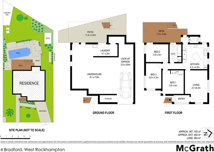Floorplan of Homely house listing, 4 Bradford Street, West Rockhampton QLD 4700