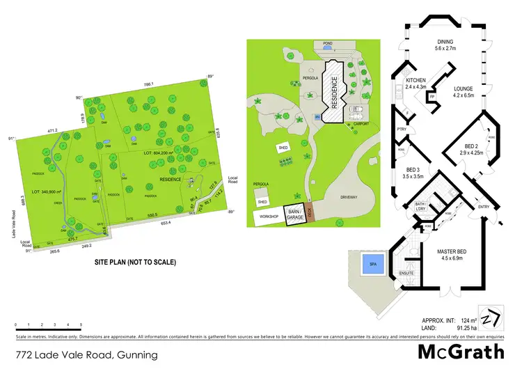 Floorplan of Homely house listing, 772 Lade Vale Road, Gunning NSW 2581