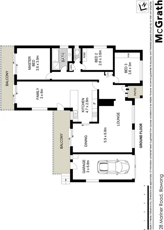 Floorplan of Homely house listing, 28 Mariner Road, Illawong NSW 2234