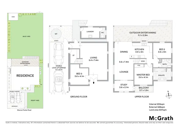 Floorplan of Homely house listing, 160 Moores Pocket Road, Moores Pocket QLD 4305