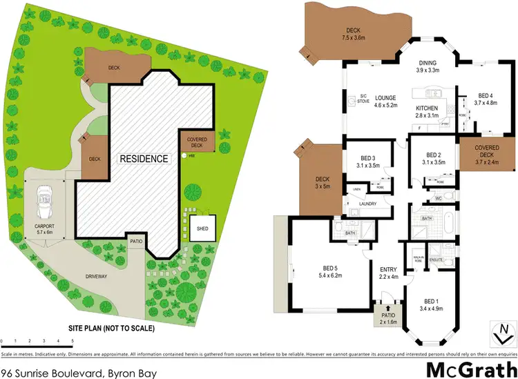Floorplan of Homely house listing, 96 Sunrise Boulevard, Byron Bay NSW 2481
