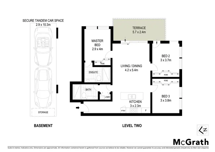 Floorplan of Homely apartment listing, 207/24 Mavho Street, Bentleigh VIC 3204