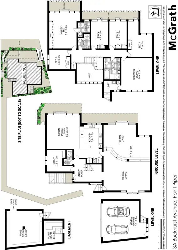 Floorplan of Homely house listing, 3A Buckhurst Avenue, Point Piper NSW 2027