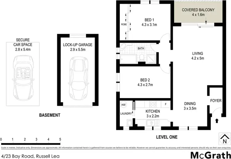 Floorplan of Homely apartment listing, 4/23 Bay Road, Russell Lea NSW 2046