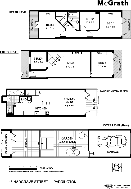 Floorplan of Homely house listing, 18 Hargrave Street, Paddington NSW 2021